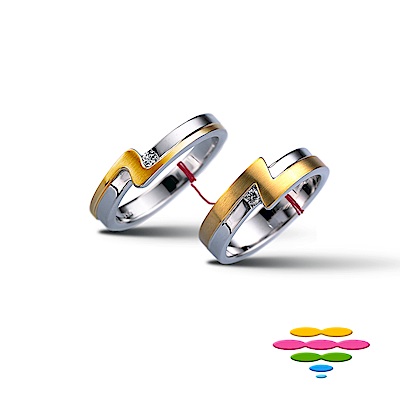 彩糖鑽工坊 鑽石對戒 緣份系列