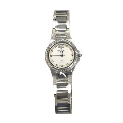 ORIENT 東方錶 官方授權 白鑽面時尚 石英女腕錶-25mm(HM51X36S)