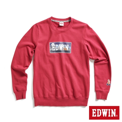 EDWIN 露營系列 富士山營地BOX LOGO厚