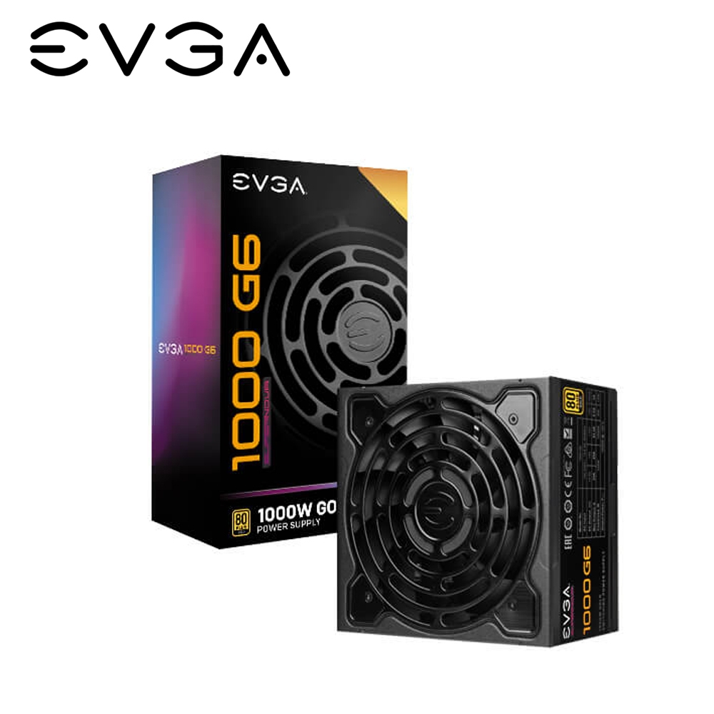 EVGA 艾維克 1000瓦 80PLUS金牌 電源供應器(1000 G6)