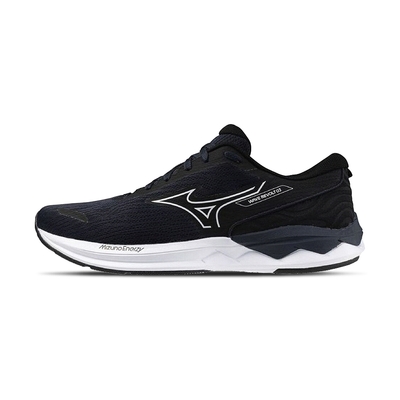 Mizuno Wave Rider 27 Ssw 男鞋 黑白色 平織 網布 一般型 超寬楦 慢跑鞋 J1GC237652