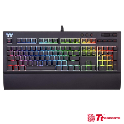 曜越 Premium X1 RGB Cherry MX 機械式銀軸電競鍵盤