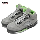 Nike 童鞋 Jordan 5 Retro PS 中童 銀灰 綠 反光 喬丹 5代 親子鞋 五代 DQ3735-003 product thumbnail 1