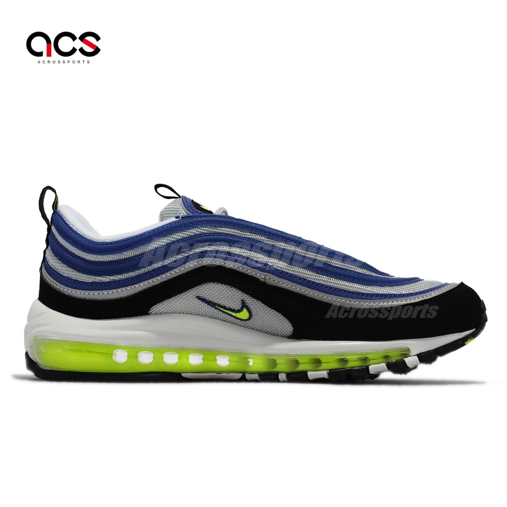 Nike 休閒鞋Air Max 97 OG 男鞋藍黑銀彈氣墊復古Atlantic Blue DM0028