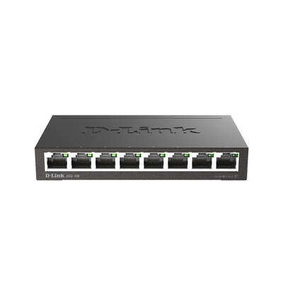 D-Link 友訊DGS-108(E) 8port Switch 8埠Gigabit 台灣製造專業級鋼