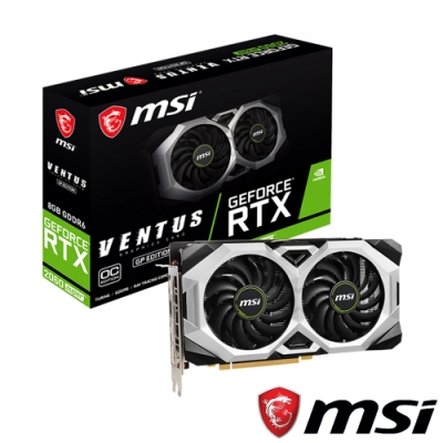 MSI微星 GeForce  RTX2060 SUPER VENTUS GP OC 顯示卡