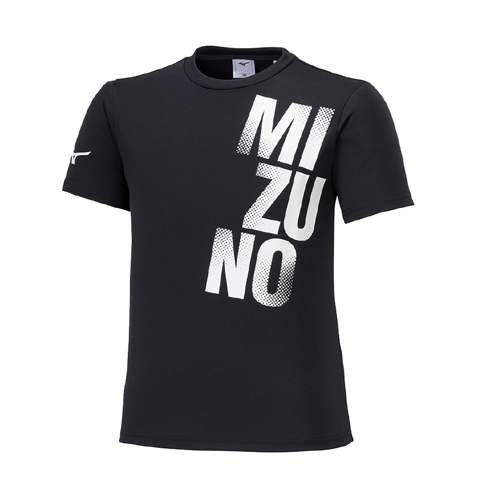 【MIZUNO美津濃】服裝 一起運動 童裝 短袖T恤  24SS (32JAB42325/32JAB42066/32JAB42014 ) (32JAB42309 Jr.短袖T恤/黑)