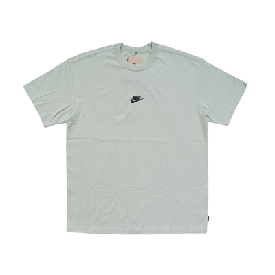 Nike 短袖上衣 NSW Premium Essentials Tee 男款 淺綠 寬鬆 重磅 短T 基本款 DO7393-017