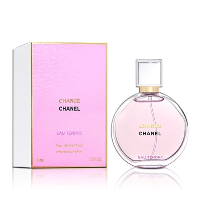 CHANEL 香奈兒 CHANCE EAU TENDER 粉紅甜蜜淡香精 35ML