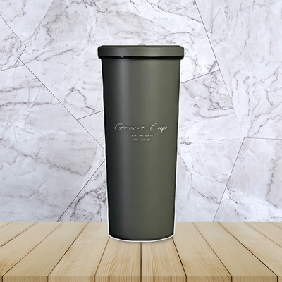 GREEN CUP芊杯內外316不鏽鋼真空吸管杯-800ml-2支