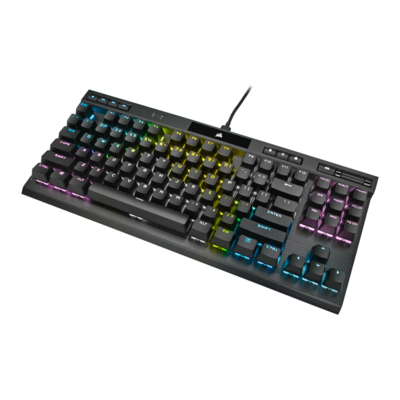 CORSAIR海盜船】 K70 RGB TKL機械式電競鍵盤/銀軸/80%/CH-9119014-NA