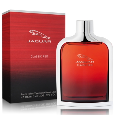 【短效品】JAGUAR 積架 紅色捷豹男性淡香水100ml