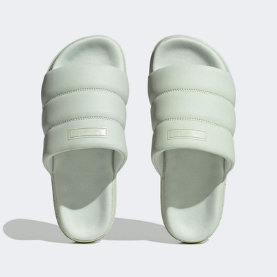 ADIDAS ORIGINALS ADILETTE ESSENTIAL W 女拖鞋-綠-IG7150