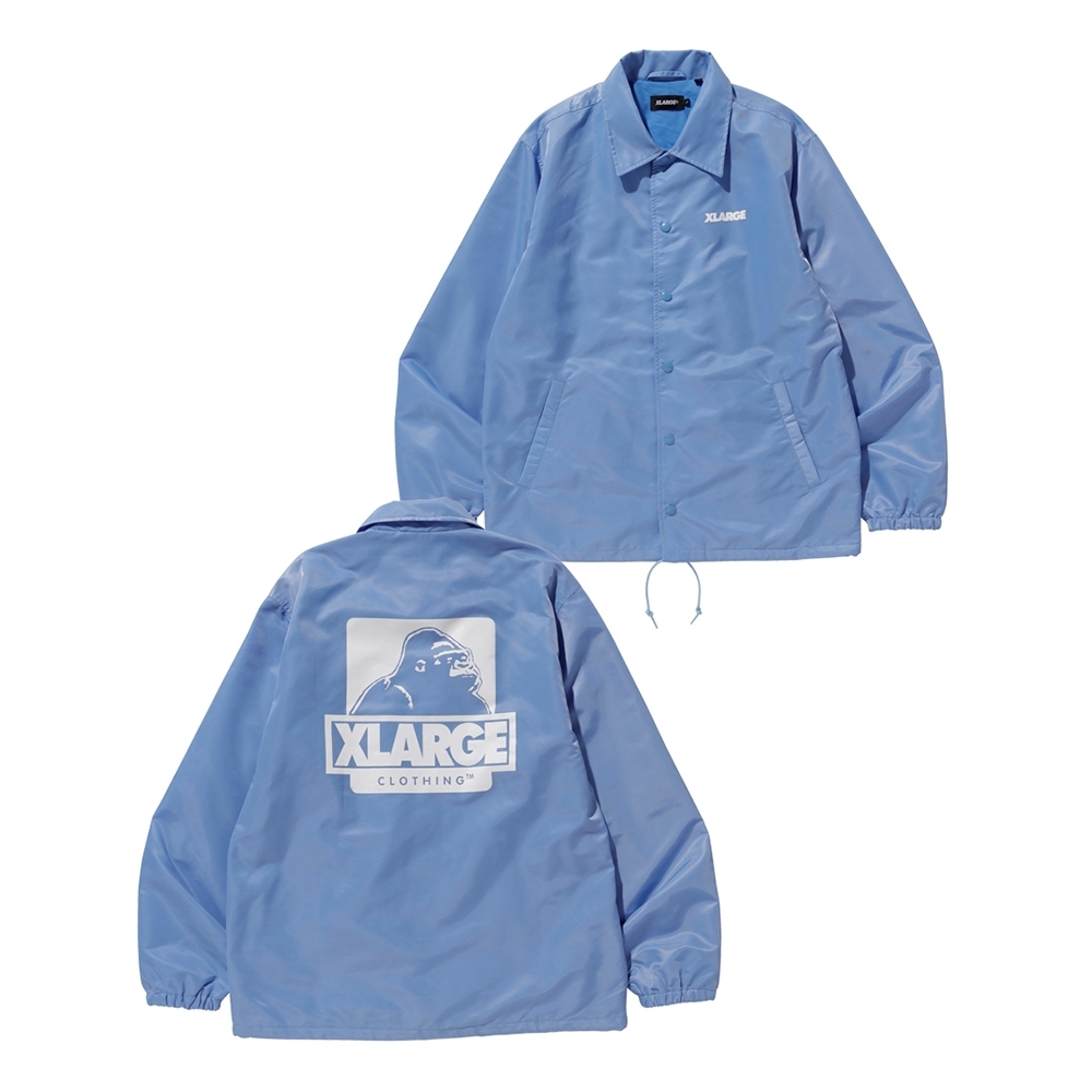 XLARGE OG PRINTED COACHES JACKET教練外套-藍| Yahoo奇摩購物中心