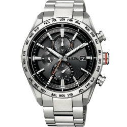 CITIZEN 鈦金屬光動能電波男錶(AT8181-63E)42mm