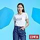 EDWIN 小字排列BOX LOGO短袖T恤-女-白色 product thumbnail 1