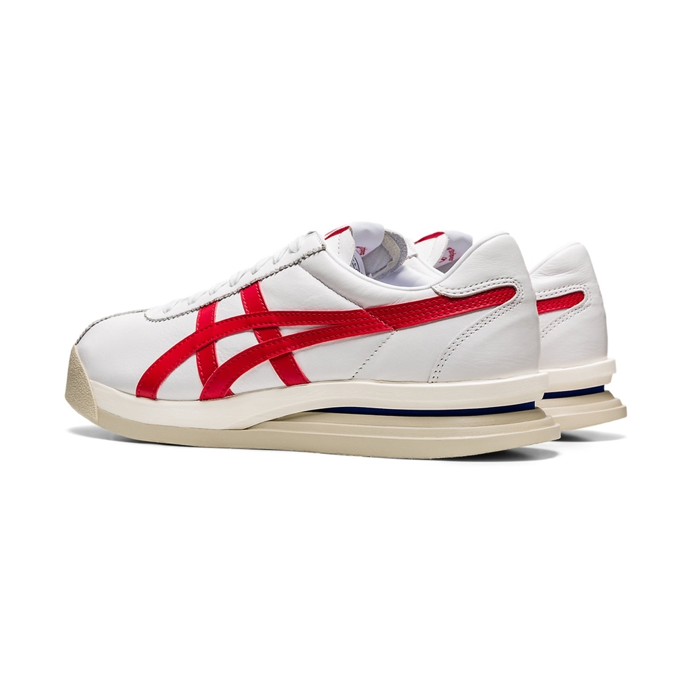 Onitsuka Tiger鬼塚虎-TIGER CORSAIR EX 休閒鞋男女(白底紅邊)1183A561