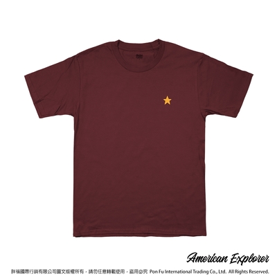 American Explorer 美國探險家 印花T恤(客製商品無法退換) 圓領 美國棉 T-Shirt 獨家設計款 棉質 短袖 -大星星