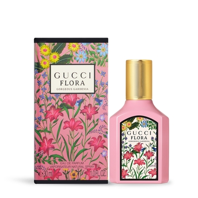 GUCCI FLORA 幻夢梔子花女性淡香精 GORGEOUS GARDENIA 30ml EDP-香水航空版