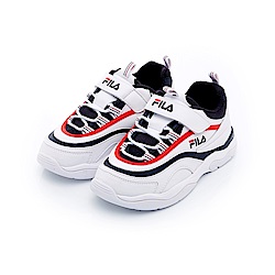 FILA KIDS FILA RAY 大童復古運動鞋-白 3-C466T-123