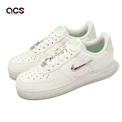 Nike 休閒鞋 Wmns Air Force 1 07 NN SE 女鞋 象牙白 綠 皮革 AF1 經典 FN8540-100