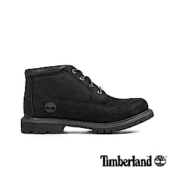 Timberland 女款黑色磨砂革防水低筒靴|23398