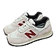 New Balance 休閒鞋 574 男鞋 女鞋 灰 紅 復古 麂皮 緩震 運動鞋 NB 紐巴倫 U574SOR-D product thumbnail 1