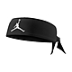 NIKE JORDAN JUMPMAN DRI-FIR頭帶-飛人喬登 籃球 NBA JJN00010OS 黑白 product thumbnail 1