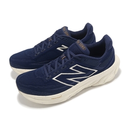 New Balance 慢跑鞋 Fresh Foam X 1080 V13 2E 寬楦 男鞋 深藍 白 運動鞋 厚底 NB M1080P13-2E