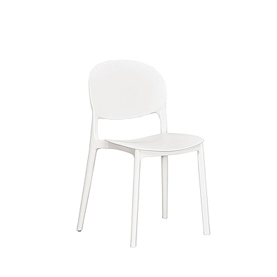 伊恩白色餐椅 (OTJS1-03340)