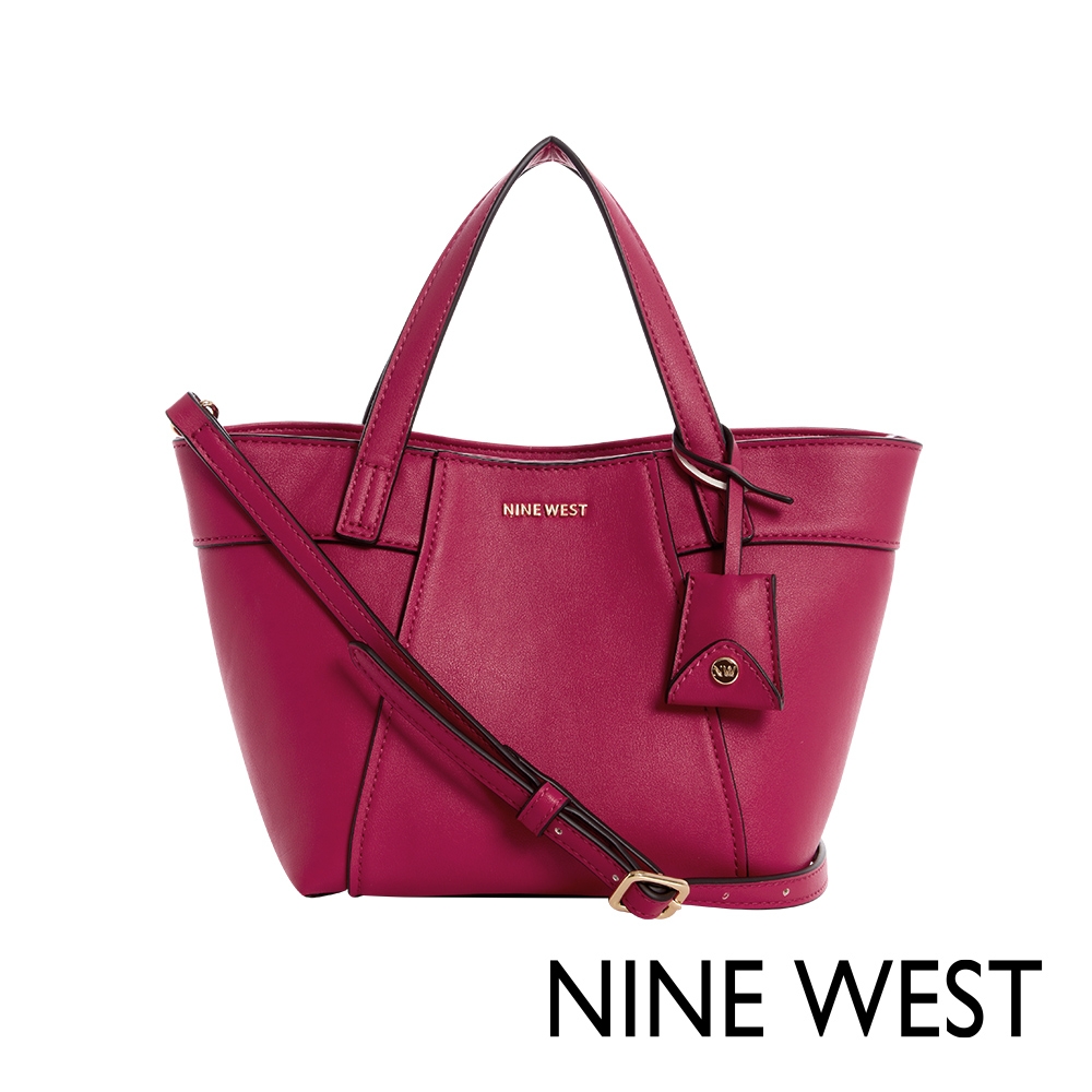 福利品 NINE WEST SUNNYSIDE經典MINI水餃包-桃紅色