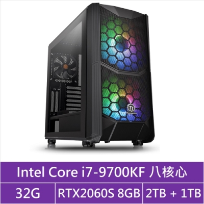 (無卡分期12期)華碩Z390平台[異域冥王]i7八核RTX2060S獨顯電玩機