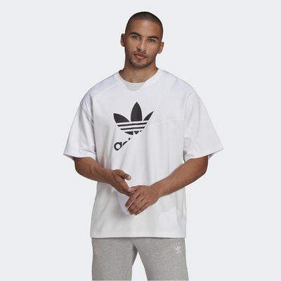 ADIDAS BLD TRICOT IN T三葉草 男短袖上衣-白-HG1439