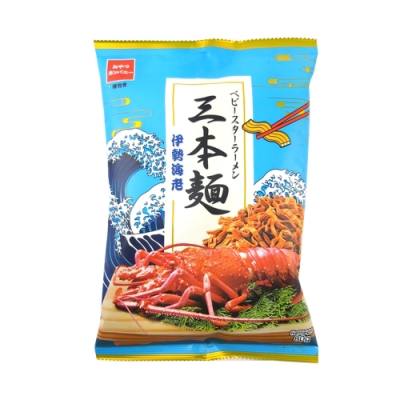 Oyatsu優雅食三本麵 伊勢海老口味 80g 點心麵 小點心 Yahoo奇摩購物中心