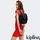 Kipling 經典黑菱格紋印花拉鍊掀蓋後背包-CITY PACK MINI product thumbnail 1