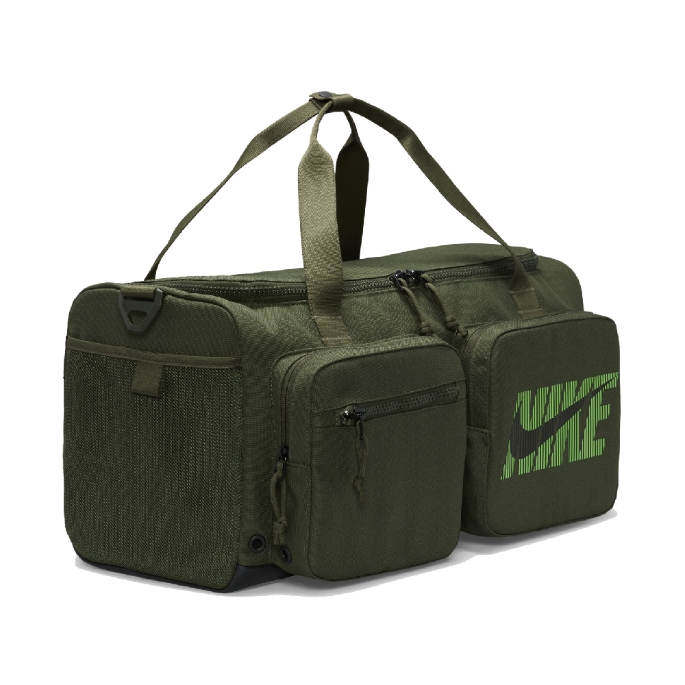 Nike 手提包 Training Duffle Bag 男女款 健身房 行李袋 大容量 肩背 手提 綠 DB1147-325