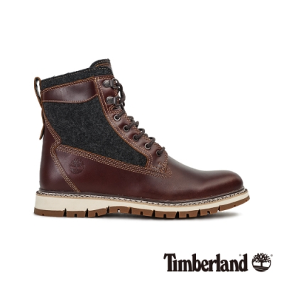 Timberland 男款磚紅棕經典中筒靴|A1R6Z