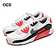 Nike 休閒鞋 Air Max 90 GTX 男鞋 白 灰 紅 防水 氣墊 FD5810-101 product thumbnail 1