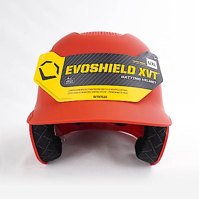 EVO XVT [WTV7115SC] 打擊頭盔 硬式棒球 安全 防護 舒適 包覆 通風 不悶熱 霧面 紅