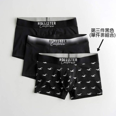 Hollister Co. HCO Hollister 男性內褲 單件 黑色 1904