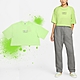 Nike 短袖上衣 NSW Swoosh Tee 女款 螢光綠 休閒 純棉 短版 寬鬆 短T DR5625-360 product thumbnail 1