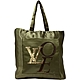【Louis Vuitton 路易威登 】M95385 限量款LOVE字樣絲質緞面手提袋購物包(絕版展示品) product thumbnail 1