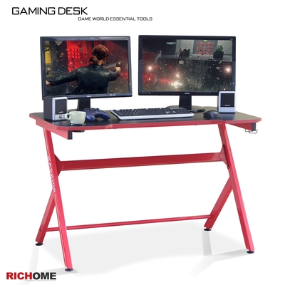 RICHOME 電競玩家電腦桌(3色)W120×D60×H76 CM