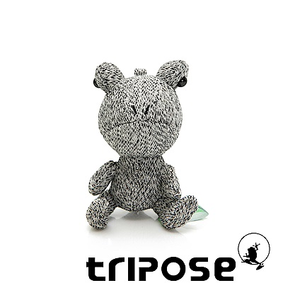 tripose 輕鬆生活吊飾-青蛙公仔 岩紋灰