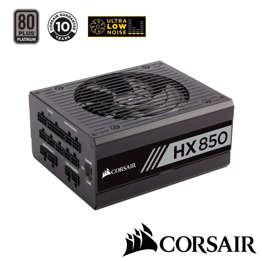 【CORSAIR海盜船】850HX 80Plus白金牌 電源供應器