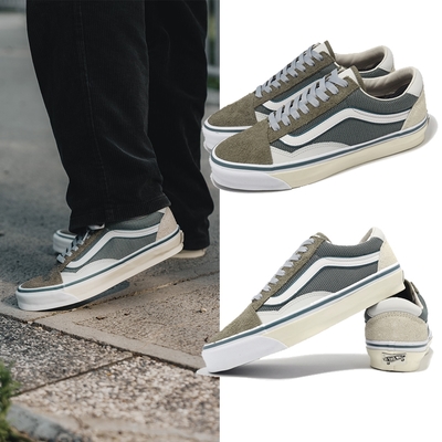 Vans 休閒鞋 Old Skool 36 SP 男鞋 綠 TDC 拼接 皮革 板鞋 VN000MY4BGK