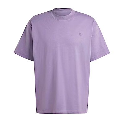 Adidas C Tee IP2772 男 短袖 上衣 T恤 亞洲版 休閒 素面 簡約 百搭 穿搭 舒適 有機棉 紫