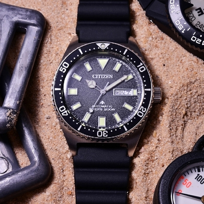 CITIZEN星辰 PROMASTER系列 征服潛水機械腕錶 禮物推薦 畢業禮物 41mm / NY0120-01E