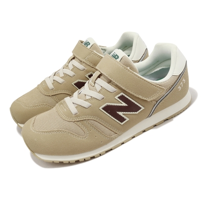 New Balance 休閒鞋 373 V2 寬楦 卡其 拿鐵 深咖啡 魔鬼氈 中大童 女鞋 小朋友 NB YV373RF2-W