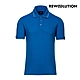 【Rewoolution】男 CRATER 190g短袖Polo衫[寶藍] 羊毛衣 短袖 T恤 登山必備 吸濕排汗 REIA1MC11055 product thumbnail 1